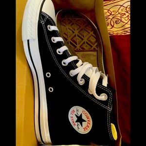 Black Converse “Chucks” HighTop Sneakers.